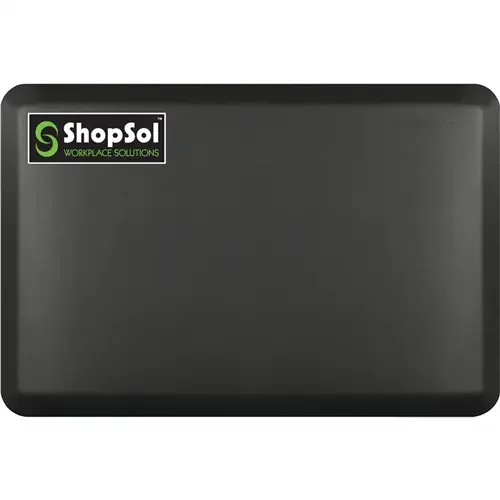 1010643 Shopsol Anti-Fatigue Mat Supreme 3′ X 2′ Black 32Ssfblk