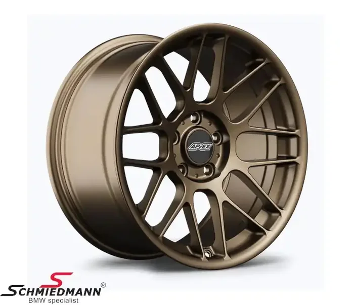 18″ APEX ARC-8 wheel 10×18 ET25 deep concave, Matte Bronze (Fits only rear)