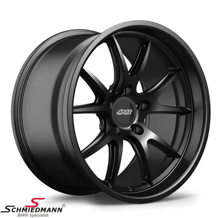 18″ APEX FL-5 wheel 10×18 ET25 deep lip, Satin black (Fits only rear)