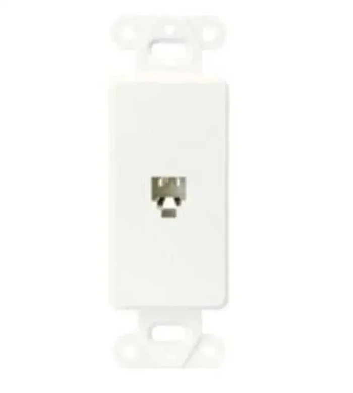 3560-4W Cooper Wire Switch Plate Cover Used In Category 3 RJ11/ RJ14/