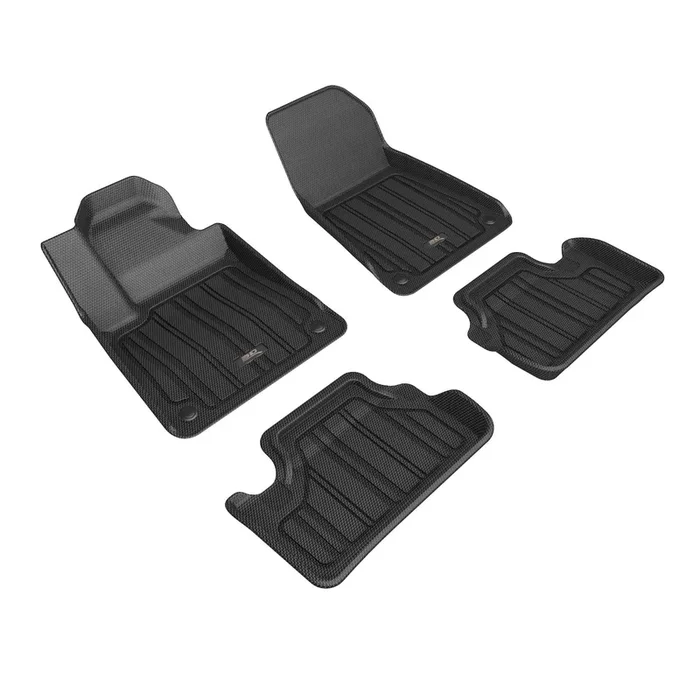 3D MAXpider E1PS00001809 – 21-23 Polestar 2 Elitect 1st & 2nd Row Floormats – Black