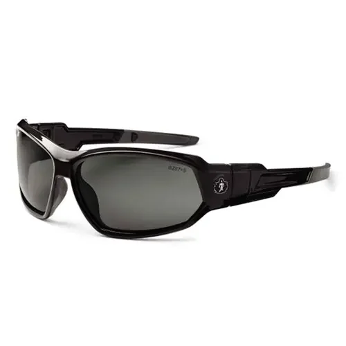 56033 Ergodyne Loki Anti-Fog Smoke Lens Black Safety Glasses Sunglasses