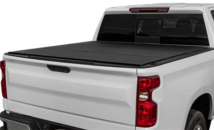 Access B3050069 – LOMAX Tri-Fold Cover Black Urethane Finish Split Rail 07+ Toyota Tundra – 6ft 6in Bed