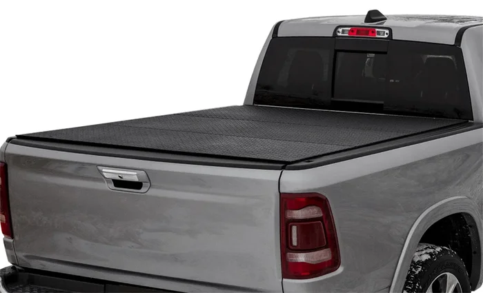 Access B4040019 – 09-18 Ram 1500 / 19+ Ram Classic (w/o Rambox) 5ft 7in LOMAX Trifold Bed Cover – Black Diamond