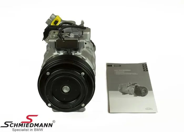 Aircondition compressor with magnetic clutch – Original Hella Germany 64526987862 64 52 6 987 862 6987862