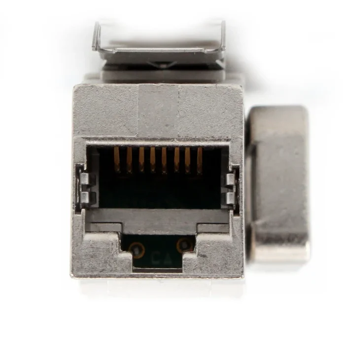 AMP TYCO TE 1711343-1 SL-SERIES F/UPT SHIELDED XG CAT6A MODULAR JACK, DUST-COVER