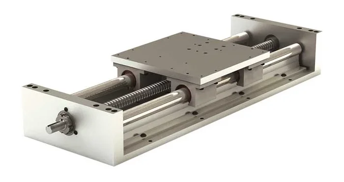 Ball Screw Linear Slide Actuator – 2RPS-0800-036-000-AAXR Plain Linear Bearings on 2 Shafts Diameter: 1/2 ” Length: 36 “
