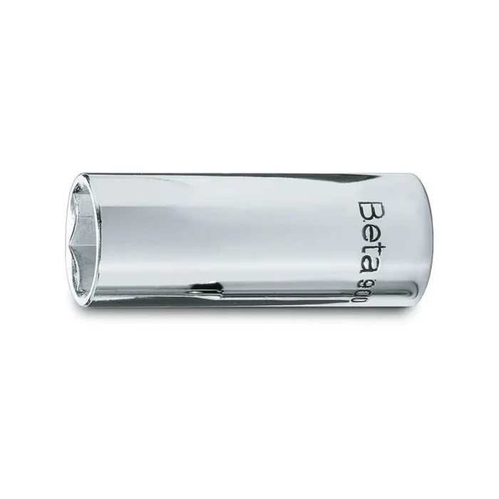 Beta Tools (Article# 900AS-L 9/16) 9/16 in Hexagon Hand Socket, Long Series, 6 Point 1/4 in Drive, Chrome-Plated – BT 9000319