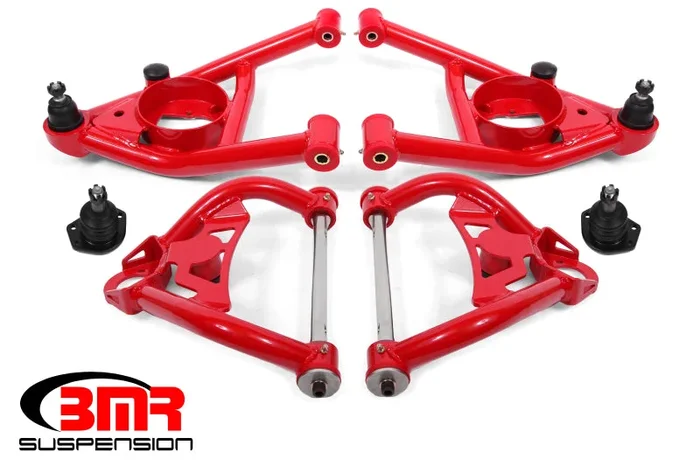 BMR 64-72 A-Body Upper And Lower A-Arm Kit – Red