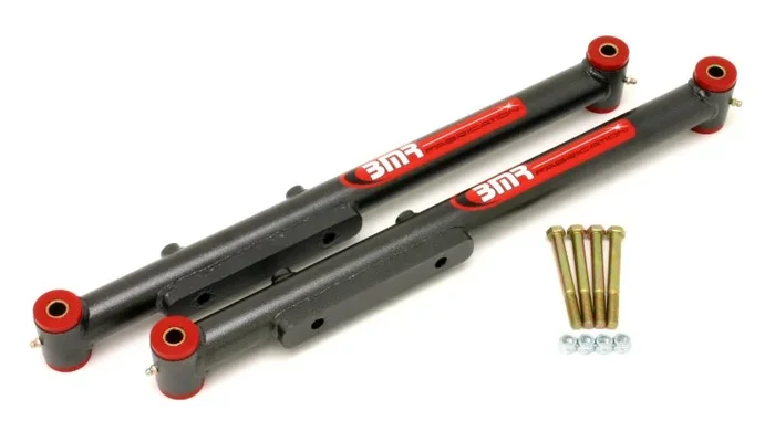 BMR 91-96 B-Body Non-Adj. Extended Length Lower Control Arms (Polyurethane) – Black Hammertone