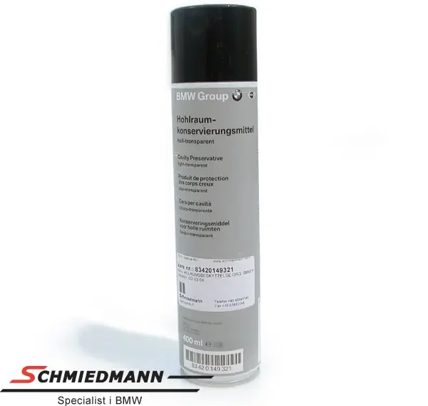 Cavity protection original BMW 400ML 83422457337 83 42 2 457 337 2457337