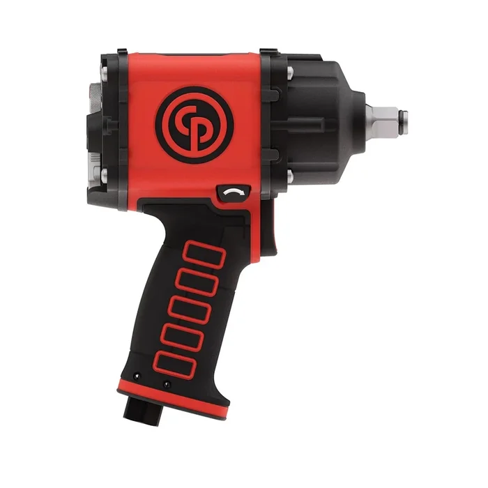 Chicago Pneumatic CP7763 – 3/4 Inch Air Impact Wrench, Pistol Handle, Max Torque Reverse Output 1200 ft. lbf / 1630 Nm, 6300 RPM, Twin Hammer 8941077630