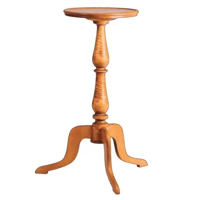 Chippendale Styled Shaker Candle Stand Downloadable Plan