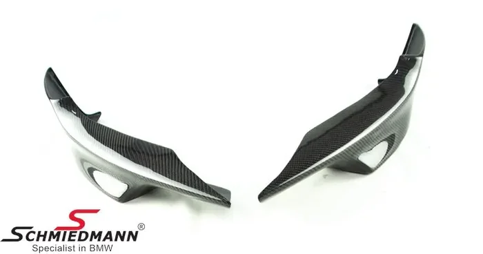 DEMO – Frontspoiler lip set genuine carbon for M-Technic frontspoiler (Right side broken in the carbon, see pictures)