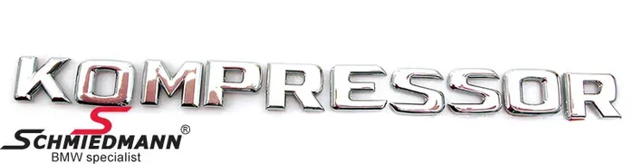 Emblem self adhesive “Kompressor” 22,8 x 1,9CM