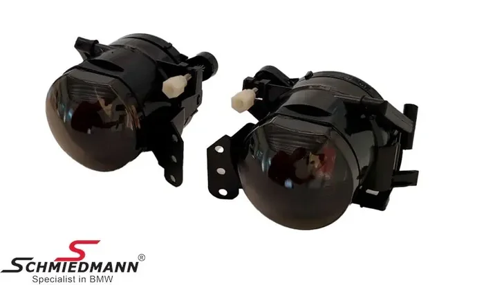 Foglight set black HB4 (OE ref. 63176910791/92)