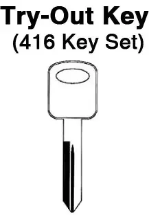 FORD – Ignition Locks (Spaces 2-8) – Aero Lock – TO-111 (H75) 416pc. Try-Out Key Set