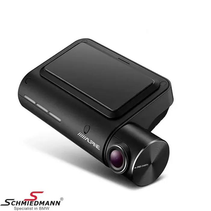 Front camera – Alpine dashcam DVR-F800PRO, with GPS and lane assist