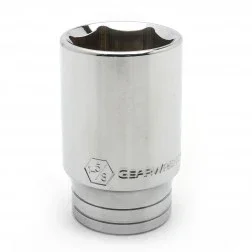 GEARWRENCH 3/4 ” Drive 6 Point Deep Metric Socket 50mm 82497 Socket