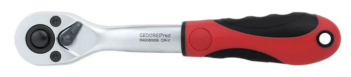 Gedore 1/4 in 2K Cranked Reversible Ratchet, Length 145mm – GD 3300159