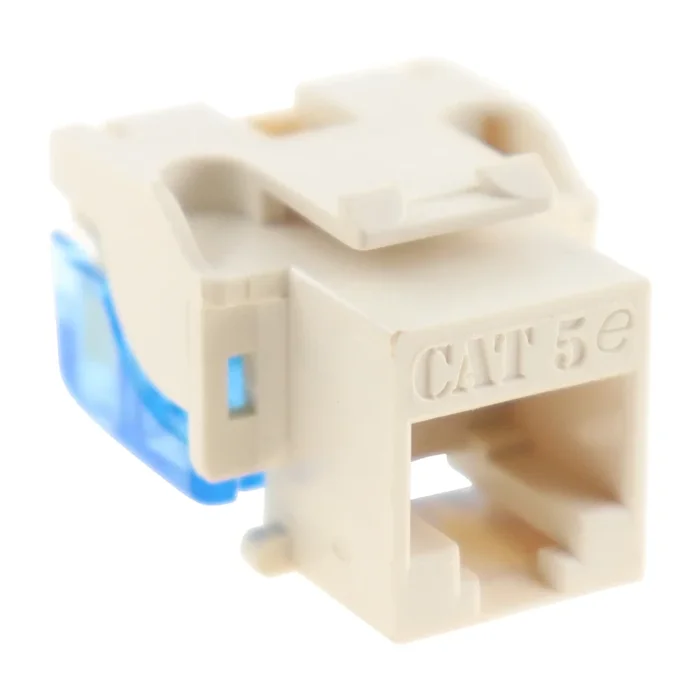 ICC IC1078E5WH CATEGORY-5 KEYSTONE JACK MODULE, CAT5, RJ45, WHITE