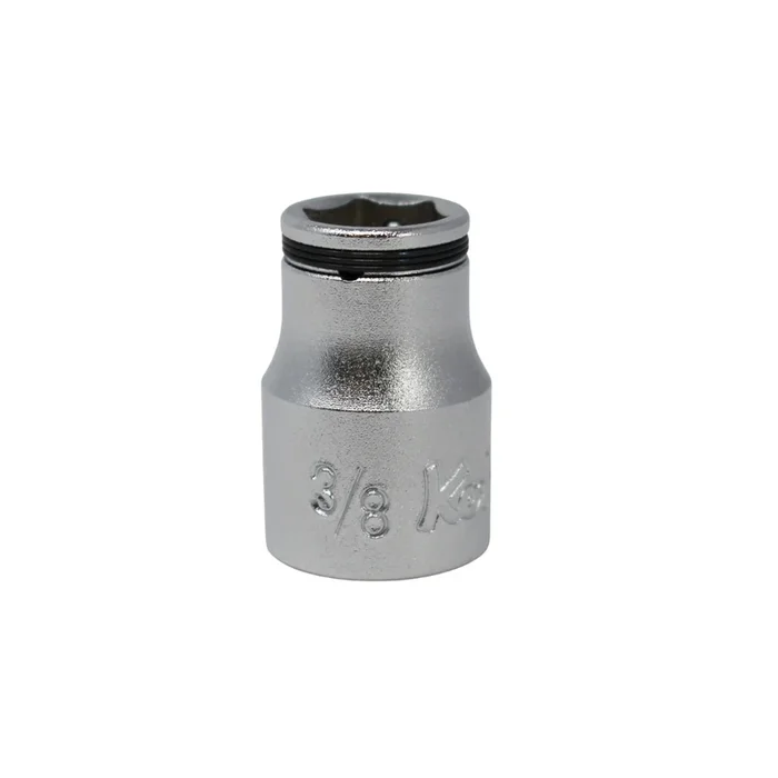 Ko-ken Tools 3/8 Sq. Dr. SAE Nut Grip Chrome Socket in 3/8