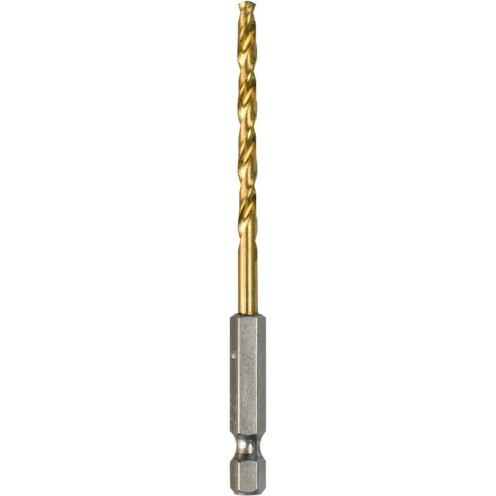 Makita D-23905 5/32 ” Titanium Coated Drill Bit, 1/4 ” Hex Shank