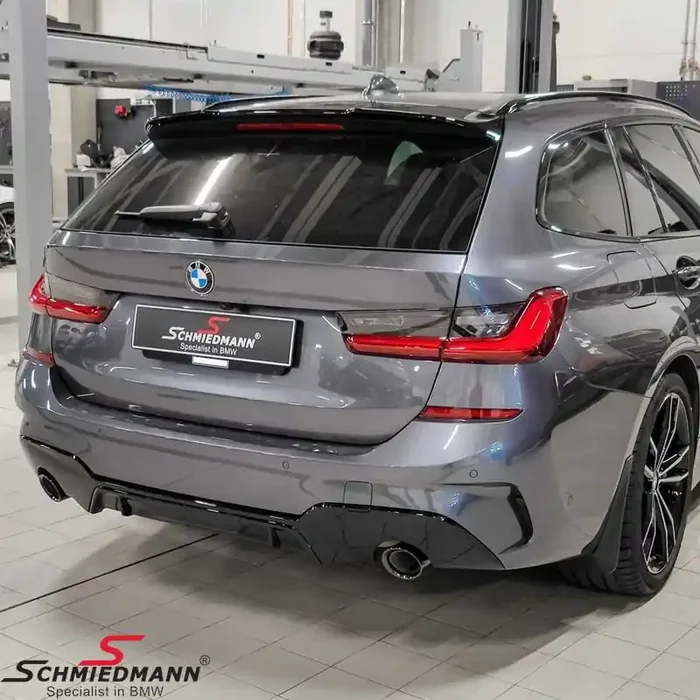 Rear diffuser -BMW Performance- High gloss black – original BMW 51192455821 51 19 2 455 821 2455821