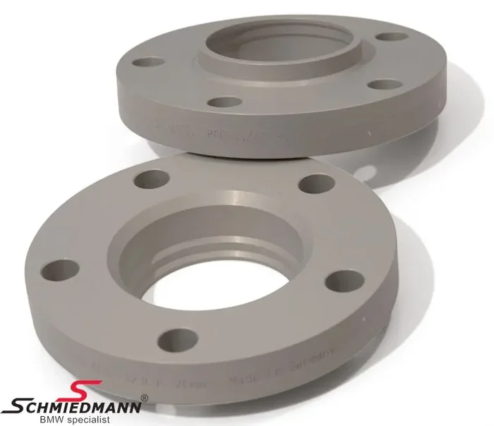 Spacer-set silver elox. system 2 – 74.1MM – 40MM per. axel/ 20MM per wheel 5X120 per set