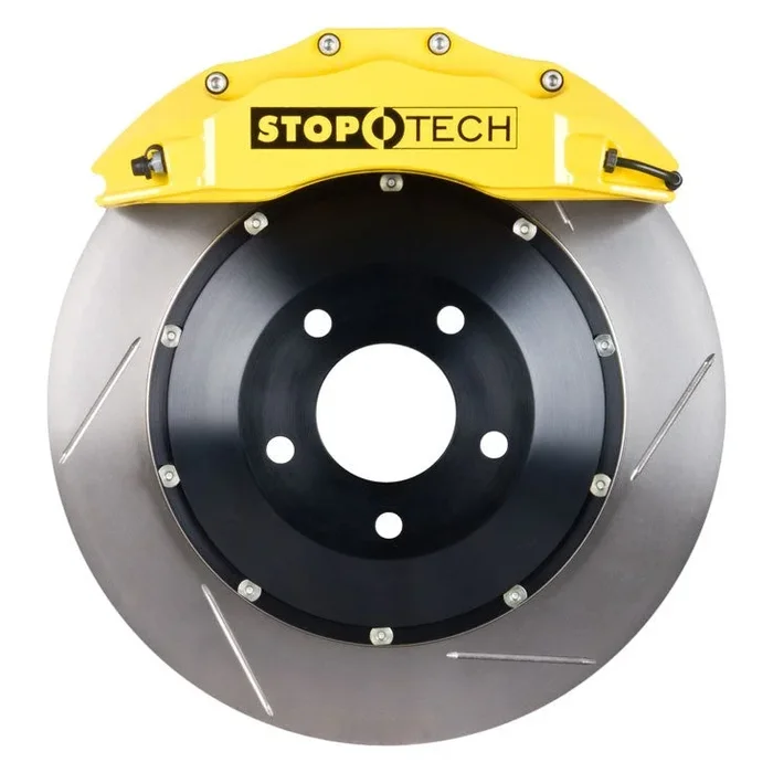 Stoptech ST60 Yellow Slotted Big Brake Kit 07-13 BMW 335is 335i 335d (Front)