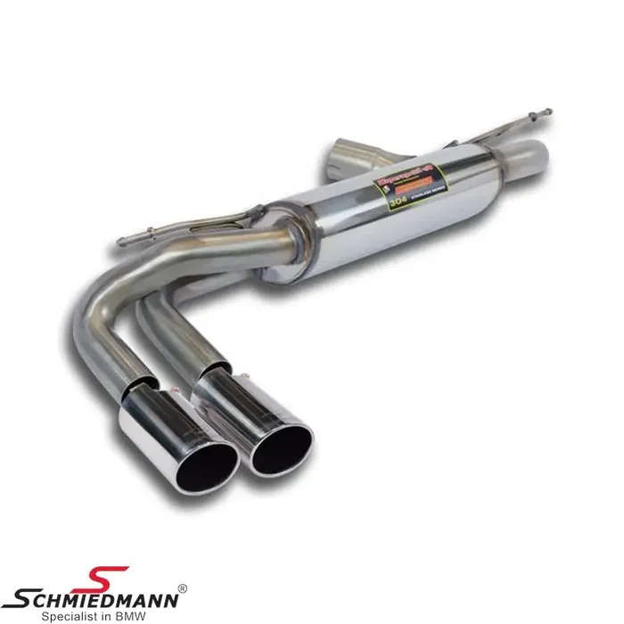 Supersprint Rear exhaust “Racing” OO80 (Without ECE-Approval)