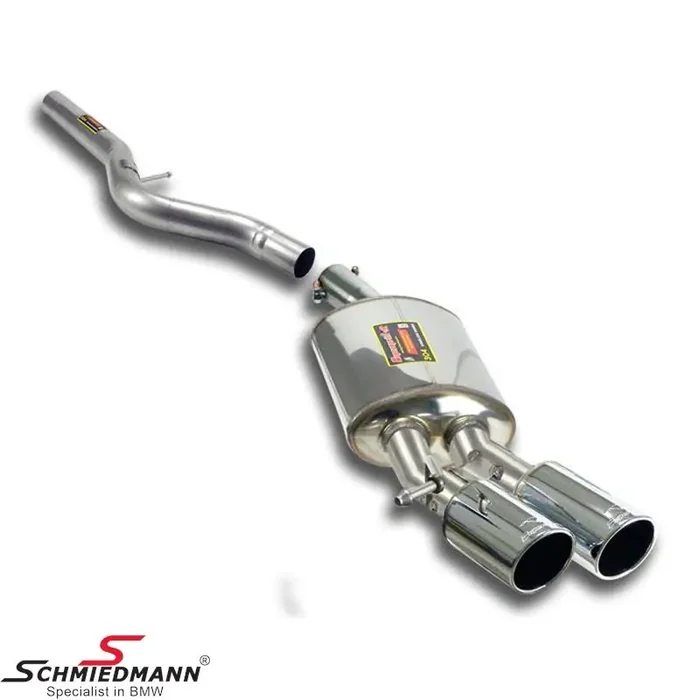 Supersprint Rear exhaust OO80 (With ECE-Approval)