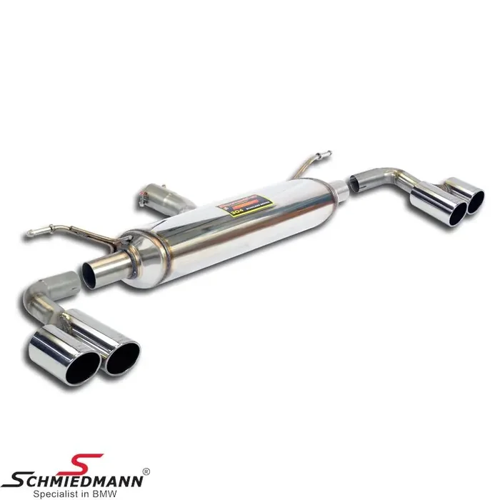 Supersprint Rear exhaust Right OO80 – Left OO80 (With ECE-Approval)