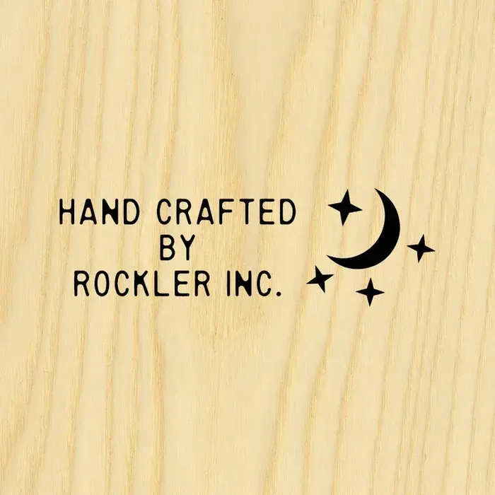 Three-Line Starry Night on Right Branding Iron, Head Only (for Torch-Heated Handle)