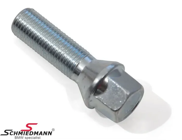 Wheel screw long 60° conic head SW17 (for 17 nut) M14X1,5 X 35MM