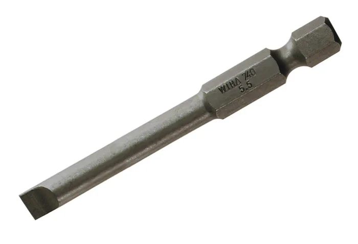 Wiha 74041, Slotted Power Bit 6.5 x 70mm