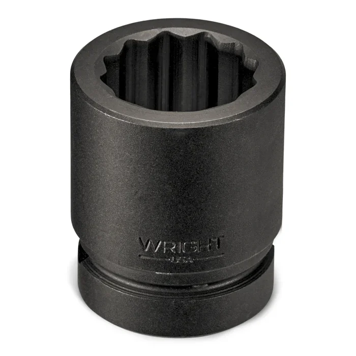 Wright Tool 3/4 in Drive 12-Point Standard SAE Black Oxide Impact Socket, 2-3/16 in – WT 67H70 Socket